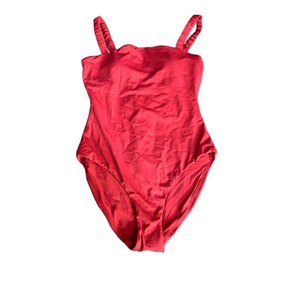 Andie Swimwear Womens Small Mauve The Zuma One Piece Swimsuit Long Torso - Picture 1 of 15